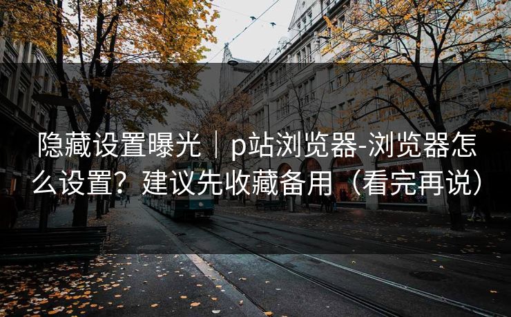 隐藏设置曝光｜p站浏览器-浏览器怎么设置？建议先收藏备用（看完再说）